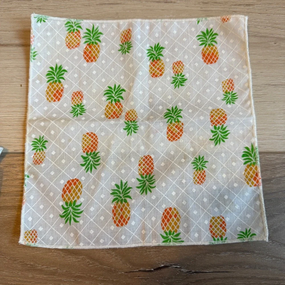 Vintage‎ Angel Pineapple Print Napkins